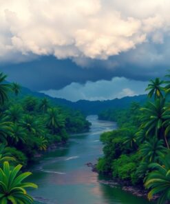 Tropical River Paint Numbers