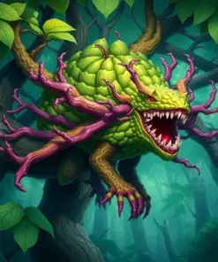 Strangler Fig Canopy Beast paint by numbers