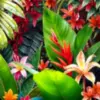 Stray Beneath Tropic Blooms paint by numbers
