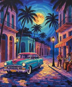 Striking Midnight Havana Time Paint By Numbers