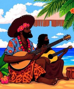 Tropical Festivities Paint Numbers