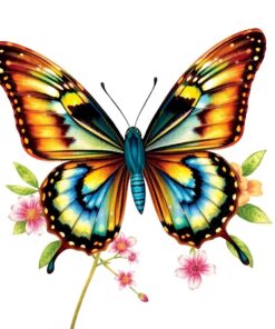 Realistic Lepidoptera Paint Numbers