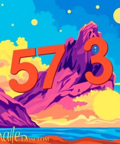 Tropical Papaya Paint Numbers