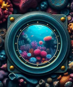 Submarine Vent Life paint by numbers