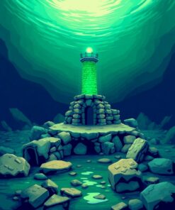 Island Beacon Paint Numbers