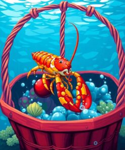 Lobster Pot Paint Numbers