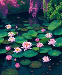 Water Garden Paint Numbers