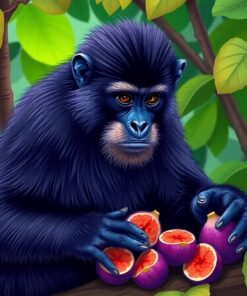 Gathering Figs Paint Numbers