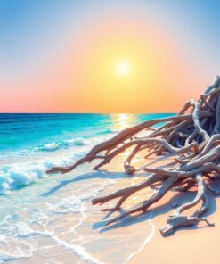 Aqua Shore Paint Numbers