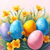 Spring Eggs Paint Numbers
