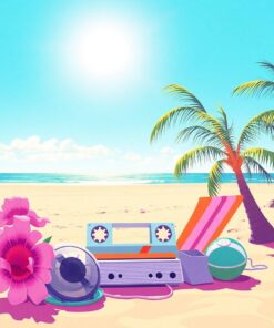 Summer Mixtape Paint Numbers