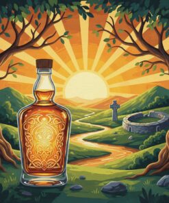 Sun Drenched Celtic Whiskey Paint By Numbers