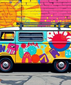 Van Mural Paint Numbers