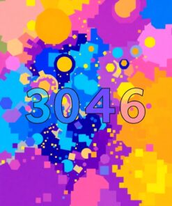 Maroon Hibiscus Paint Numbers