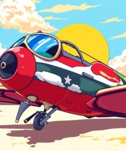Sunbaked Retro Aviator Vinyl Paint By Numbers