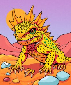 Thorny Devil Paint Numbers