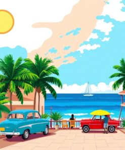 Sunbaked Tropical Waypoint Paint By Numbers