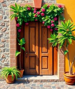 Wooden Door Paint Numbers