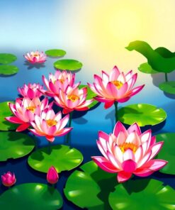 Water Lilies Paint Numbers