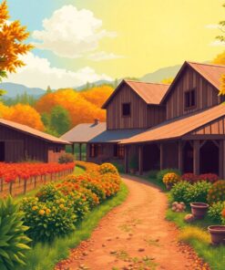 Coffee Farm Paint Numbers