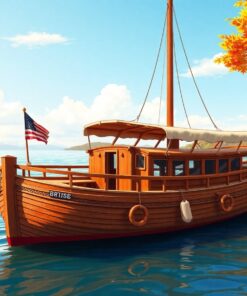 Wooden Cruiser Paint Numbers