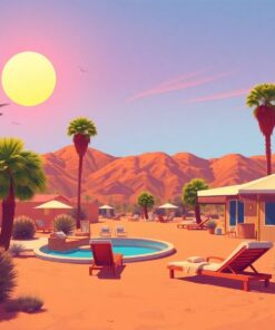 Desert Oasis Paint Numbers