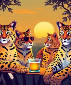 Majestic Felines Paint Numbers