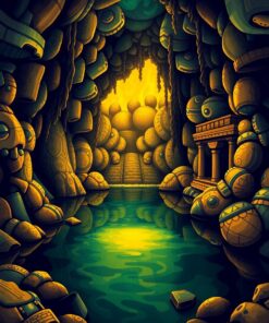 Gold Cenote Paint Numbers