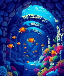 Angelfish Arches Paint Numbers