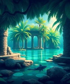 Aqueduct Ruins Paint Numbers