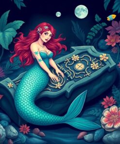 Mermaid Relic Paint Numbers