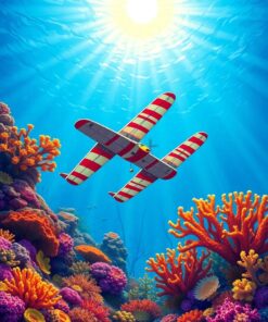 Coral Gliders Paint Numbers