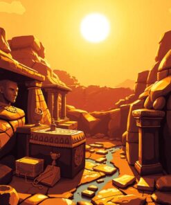 Map Treasure Paint Numbers