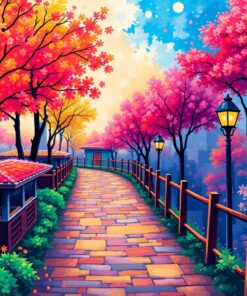 Nouveau Papaya Paint Numbers