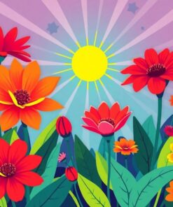 Atomic Flora Paint Numbers