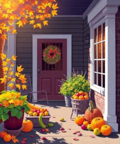 Porch Fruit Paint Numbers