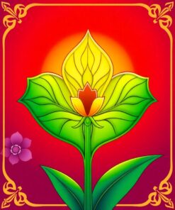 Lily Leaf Paint Numbers