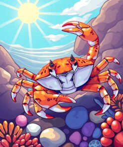 Bubbler Crabs Paint Numbers