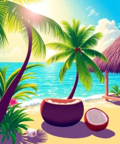 Coconut Rest Paint Numbers