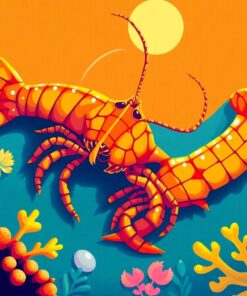 Sunlit Coastal Crustaceans Paint By Numbers