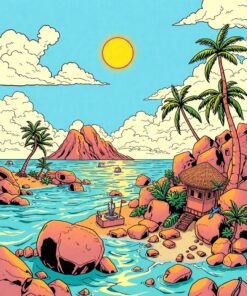 Island Treasure Paint Numbers