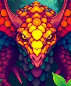 Cryptid Scales Paint Numbers