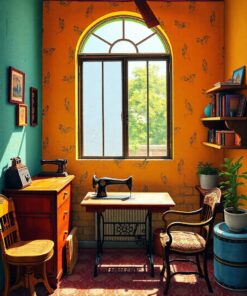 Sewing Room Paint Numbers