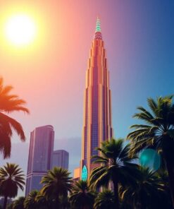 Palm Tower Paint Numbers