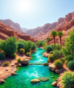 Desert Stream Paint Numbers