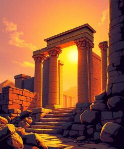 Antiquity Ruins Paint Numbers