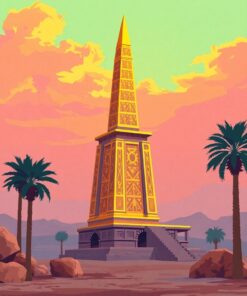 Egyptian Spire Paint Numbers