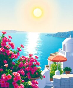 Island Blooms Paint Numbers