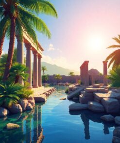 Tropical Ruins Paint Numbers