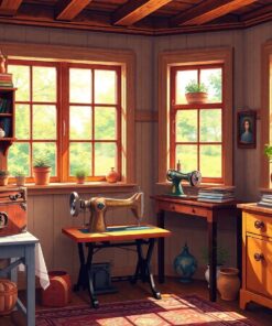 Sewing Corner Paint Numbers